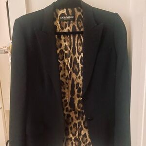 Dolce & Gabbana Classic Black Blazer